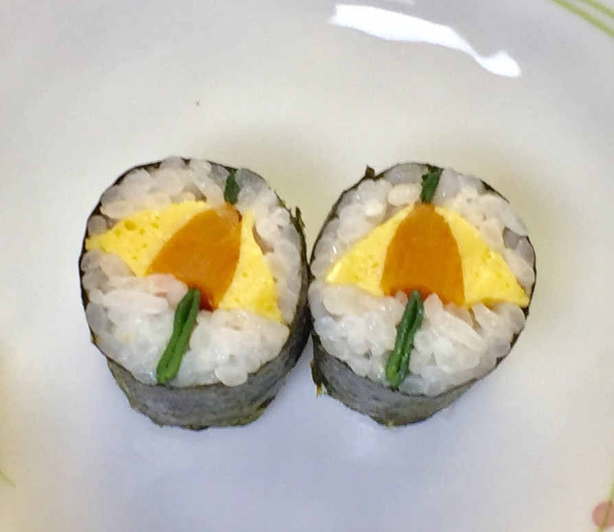 寿司型・模様巻き(パラソル2個で弁当用)の画像