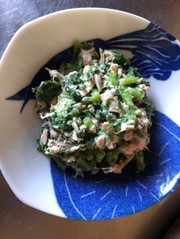春菊のツナ和えの写真