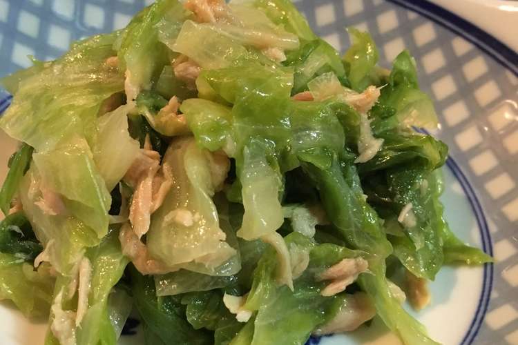超簡単！レタスとツナのサラダ☆大量消費☆