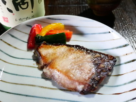 ぶりの醴塩(れいしお)漬け焼き