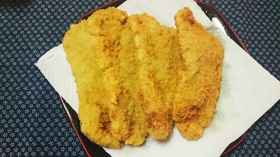 生姜焼き用の豚肉をとんかつに♪の画像