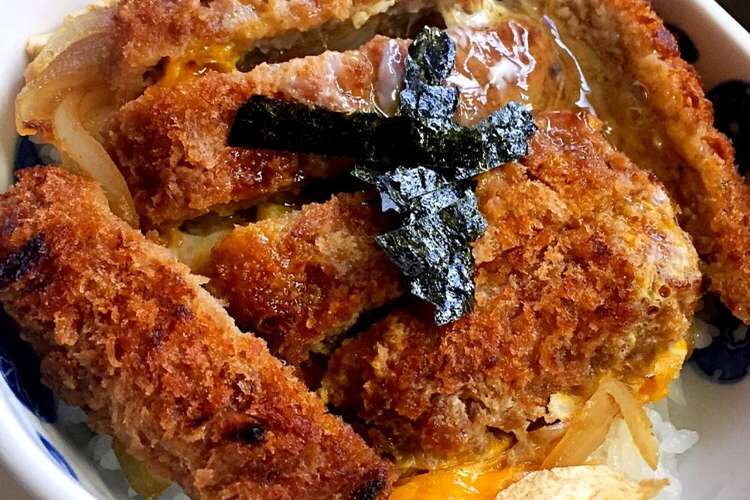 基本のメンチカツ丼 安っ レシピ 作り方 By ザビたん クックパッド 簡単おいしいみんなのレシピが354万品