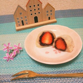超簡単!レンジでイチゴ大福