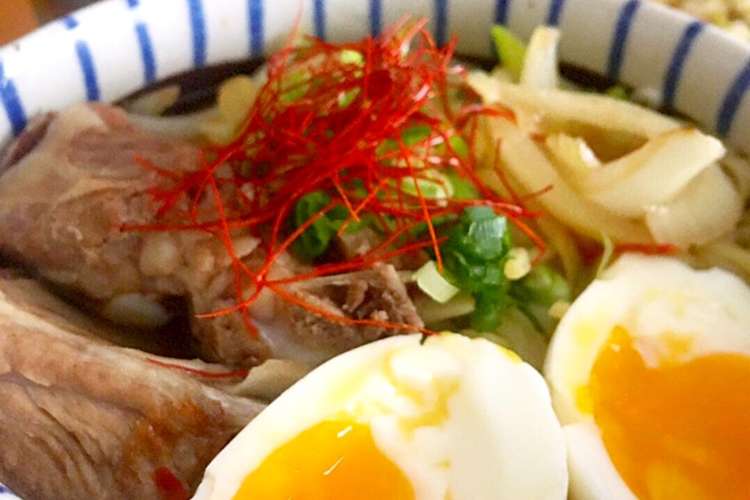 スペアリブ入り 手作り醤油ラーメン レシピ 作り方 By Furu Rina クックパッド 簡単おいしいみんなのレシピが349万品