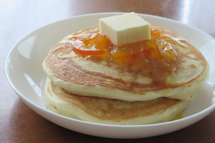 卵なし 牛乳なし ふわふわパンケーキ レシピ 作り方 By ﾋﾟｰさんのﾟｰﾟﾟ クックパッド 簡単おいしいみんなのレシピが355万品