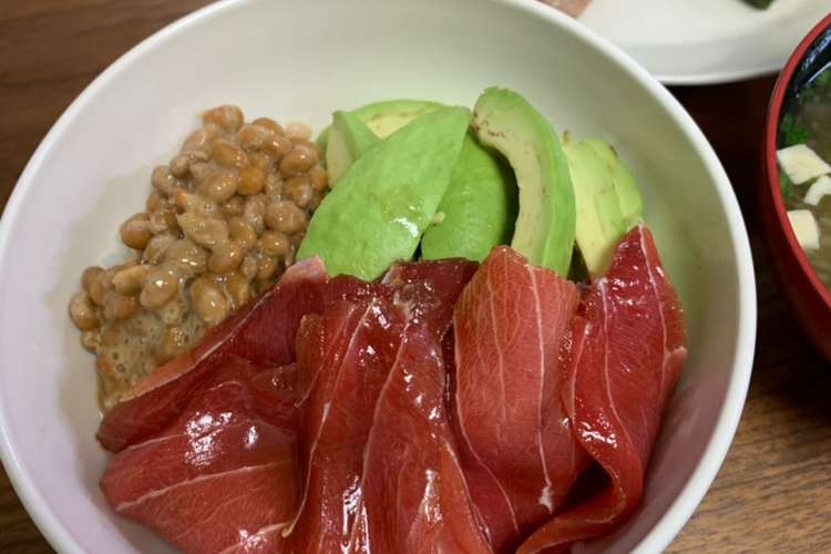 中トロの漬け アボカド 納豆のどんぶり レシピ 作り方 By うまいあれ クックパッド 簡単おいしいみんなのレシピが353万品