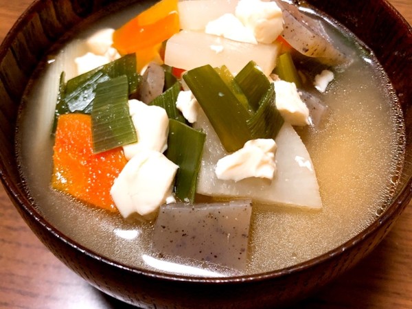なんちゃって 味噌 けんちん汁