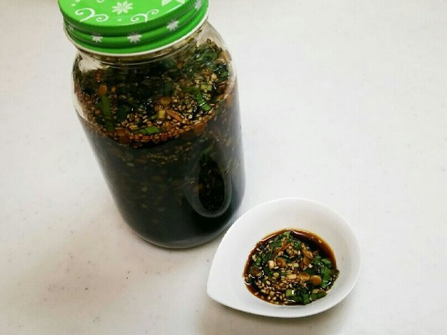行者にんにくの醤油漬け レシピ 作り方 By Man Nen Sa クックパッド
