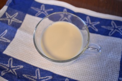 米麹の甘酒豆乳ラテの写真
