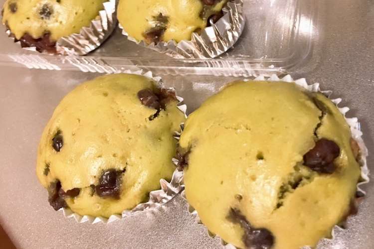 ホットケーキmix抹茶あんこ蒸しケーキ風 レシピ 作り方 By Qumayuki クックパッド