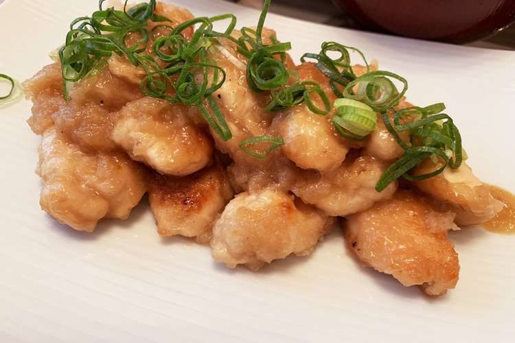 ヘルシー 鶏むね肉の甘辛みぞれ煮 レシピ 作り方 By かなこぉぉーー クックパッド