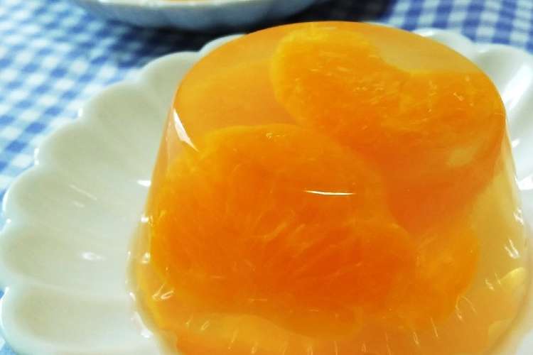 白ワインでフルーティー！みかん寒天♪