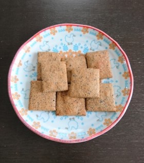 ノンオイル!米ぬかとはちみつのクッキー