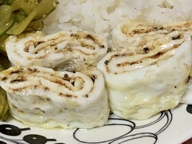 白い卵焼き