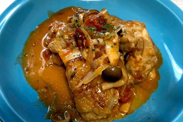きのう何食べた 鶏肉のトマト煮再現 レシピ 作り方 By 1692 A クックパッド