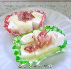 トースターで簡単!コロコロはんぺんチーズ