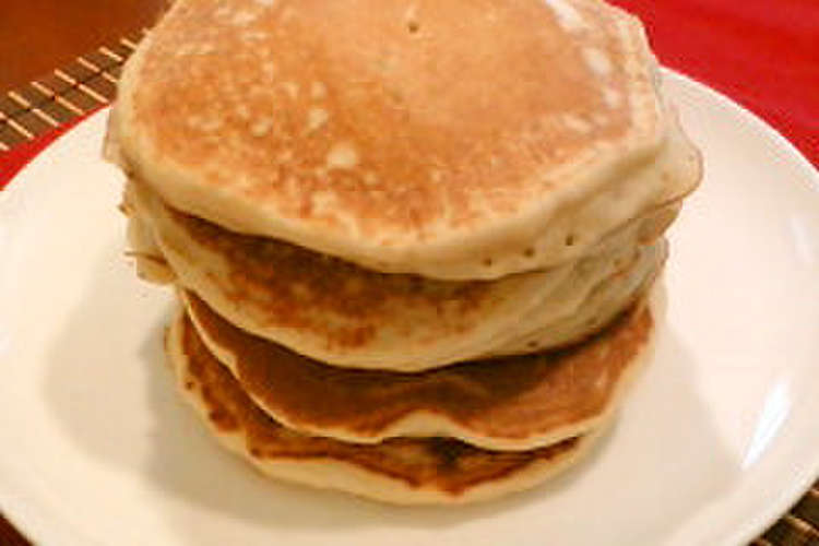 おから ヨーグルトのむ っちりパンケーキ レシピ 作り方 By Norippee クックパッド 簡単おいしいみんなのレシピが379万品