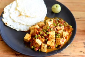 豆腐とグリーンピースのカレー