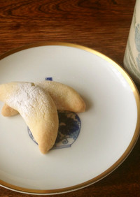 白い☆ほろほろのアーモンドクッキー