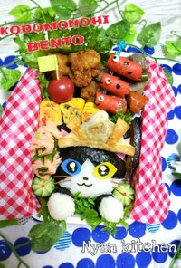 『ハチワレ猫ちゃん』弁当♡キャラ弁