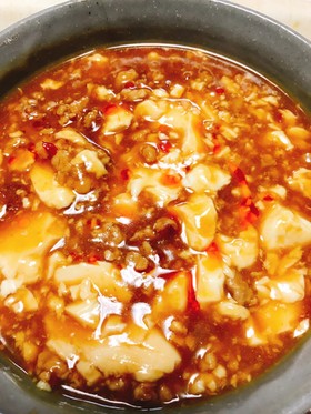 レンジで麻婆豆腐