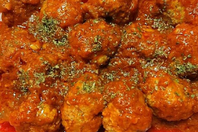 コロコロミートボールのトマト煮 レシピ 作り方 By Shizu78 クックパッド