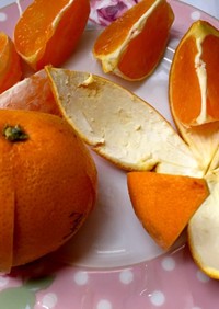 清見オレンジの剥き方