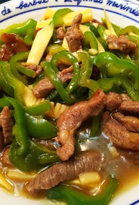 簡単中華・普通の青椒肉絲（牛肉）