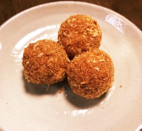 冷や飯活用♡揚げない簡単ライスコロッケ