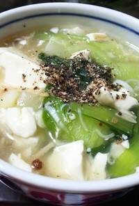 簡単☆白と緑の麻婆豆腐