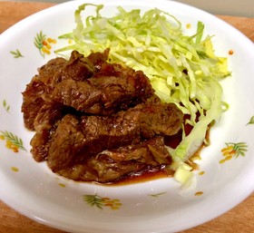 赤身やわらか和風ステーキ☆丼、お弁当にも