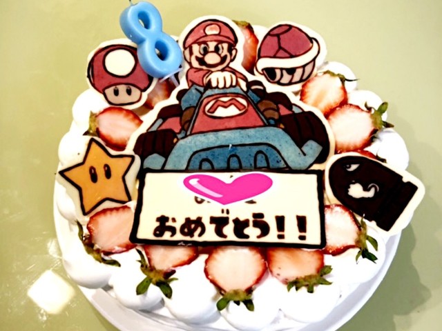 マリオ マリオカートケーキ レシピ 作り方 By み たん クックパッド