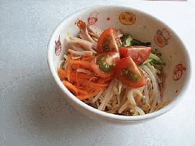 子供に野菜を食べさせよ~!! サラダソーメン編