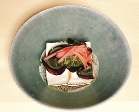 シソだれ(皮蛋)ピータン豆腐