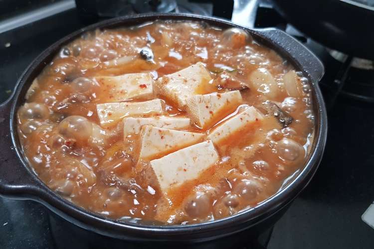 韓国料理 絶対美味しいテンジャンチゲ レシピ 作り方 By ﾍﾟｯｸﾍﾟｯｸ クックパッド 簡単おいしいみんなのレシピが355万品