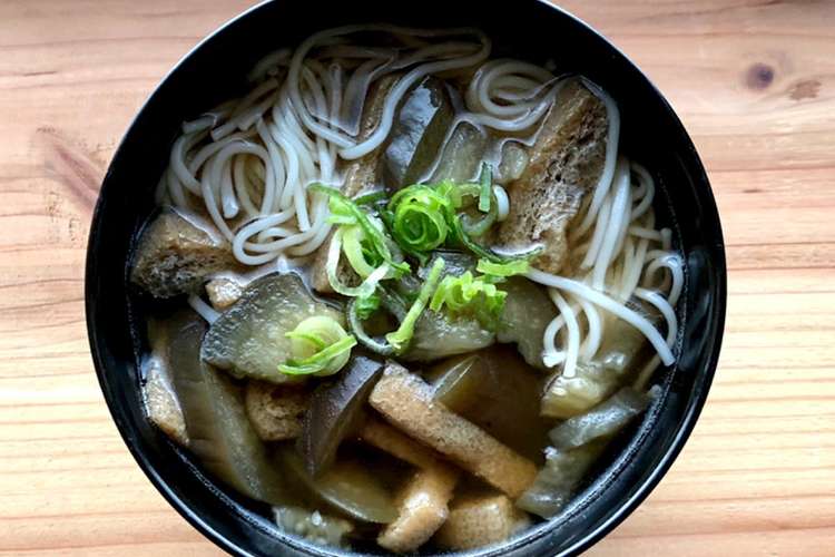 茄子と油揚げのにゅうめん レシピ 作り方 By Magu クックパッド