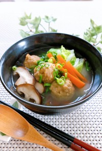 簡単★肉団子入り中華スープ