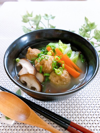 簡単★肉団子入り中華スープの写真