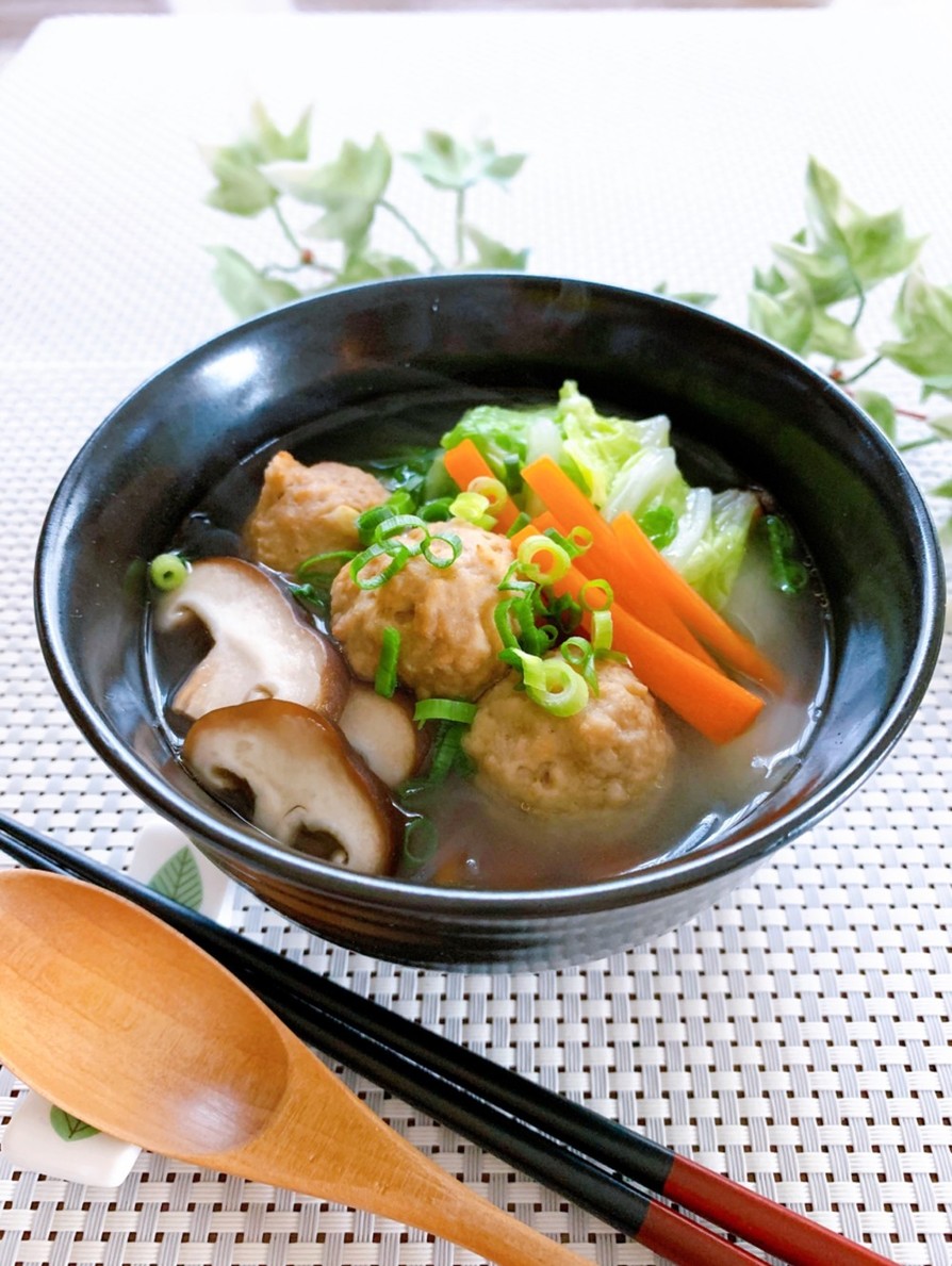 簡単★肉団子入り中華スープの画像