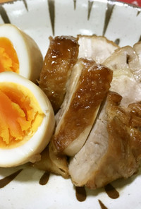 美人レシピ・鶏のチャーシューと煮卵