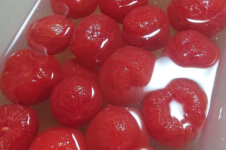 秋穂トマトのシロップ漬け レシピ 作り方 By たちばな農園 クックパッド 簡単おいしいみんなのレシピが354万品