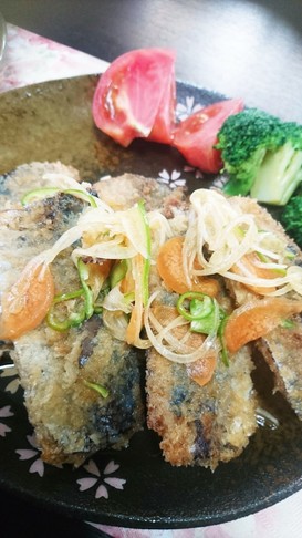 アジフライの南蛮漬け
