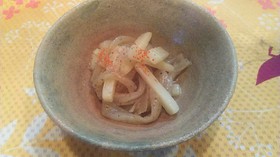 山芋と蒟蒻の金平風煮物
