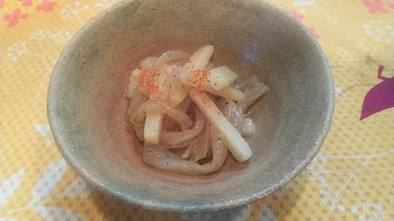 山芋と蒟蒻の金平風煮物の写真