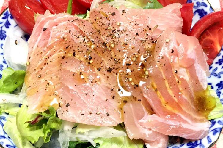びんちょうまぐろのカルパッチョ レシピ 作り方 By Junsuk クックパッド 簡単おいしいみんなのレシピが352万品