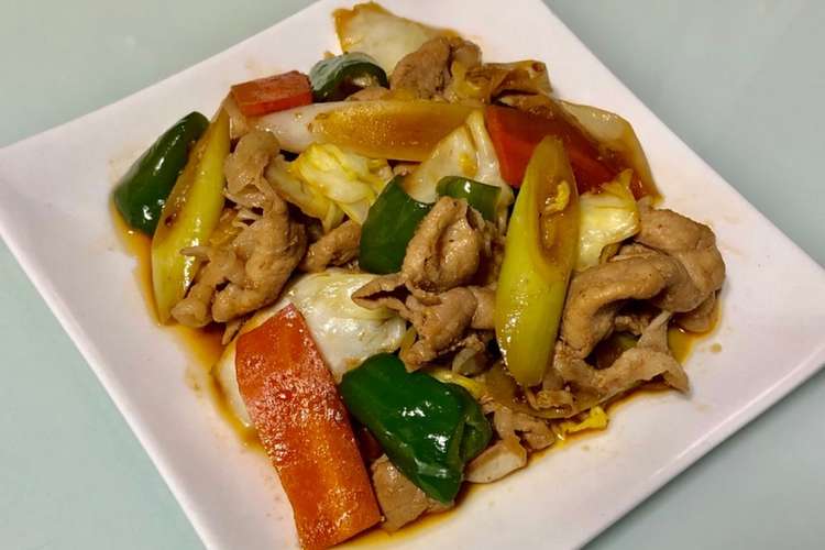 簡単シンプル味付け 焼肉のタレ肉野菜炒め レシピ 作り方 By Akachin クックパッド 簡単おいしいみんなのレシピが356万品