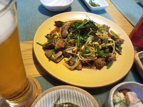 下処理なし、手抜き簡単レバニラ炒め