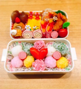 運動会お弁当おにぎりキャラ弁可愛いお弁当
