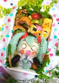 みんなが作ってる キャラ弁 ミクのレシピ クックパッド 簡単おいしいみんなのレシピが367万品