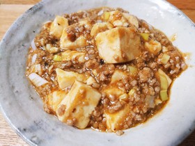 簡単!腸活!オリゴ糖の四川麻婆豆腐♪